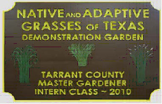 Native Grasses plaque